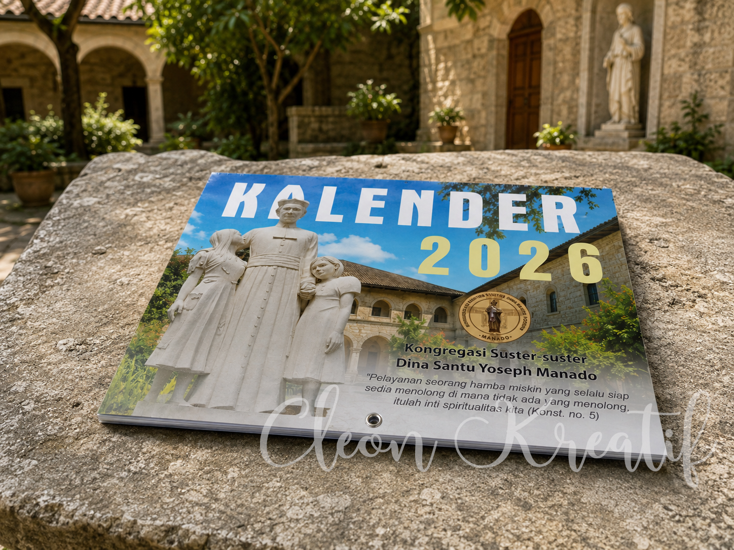Cetak Kalender Liturgi 2027 di Jogja | Percetakan Cleon