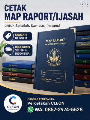 Percetakan Map Raport Berkualitas untuk Sekolah, Kampus, dan Instansi di Indonesia